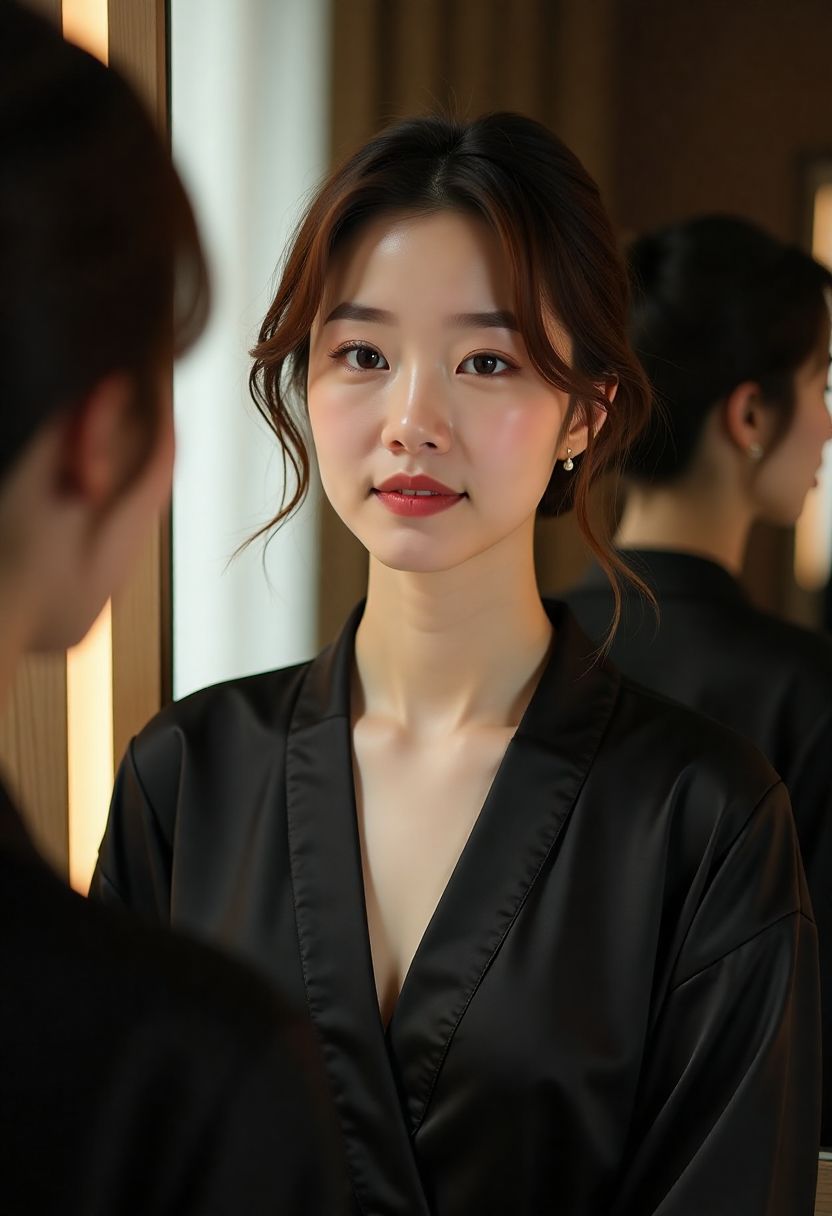 令仪在照月斋内查看旧金器